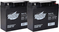 Interstate Dual 12V 18Ah AGM batteripakke | Interstate dobbelt batterier