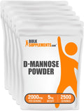BulkSupplements Rent D-Mannose Pulver - Urinvejssundhedsformel 2000mg - Uden smag & Glutenfri 5kg | pulver til urinvejssundhed