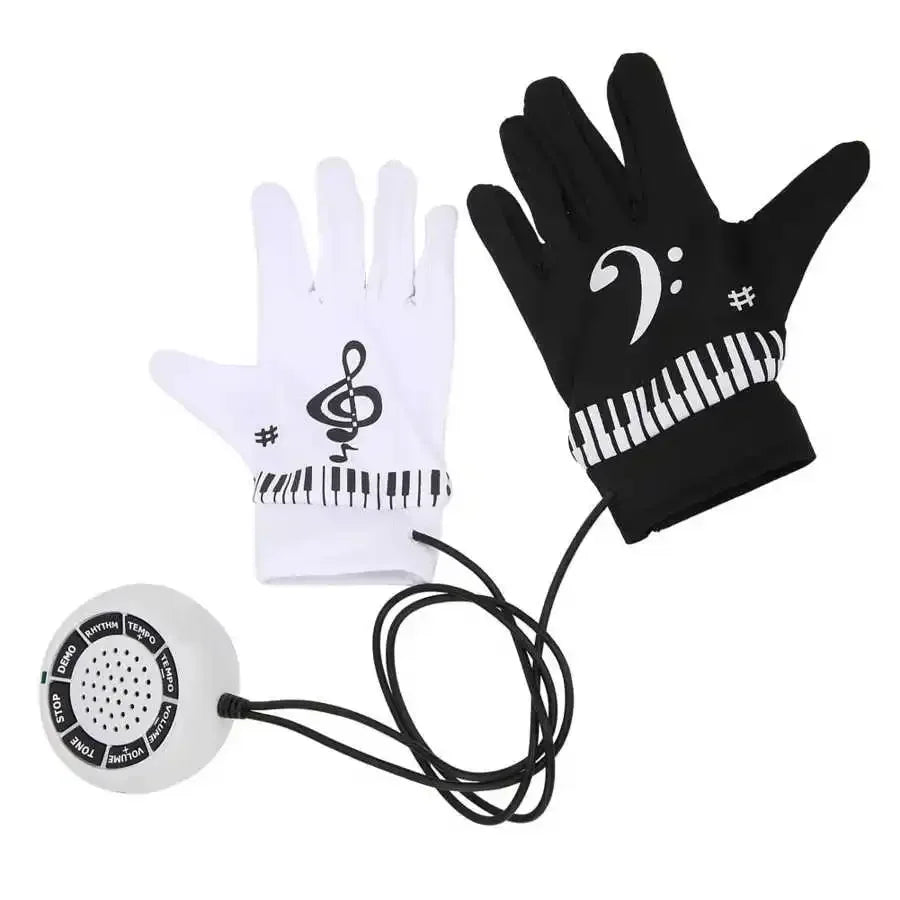 Electric Piano Gloves For Interactive Music Fun