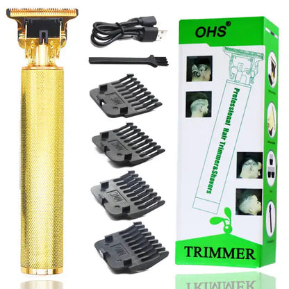 USB Rechargeable Vintage Electric Hair Trimmer