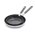 GreenPan x Bobby Flay Pro Edelstahl-Pfannen-Duo | antihaftbeschichtete Induktionspfanne