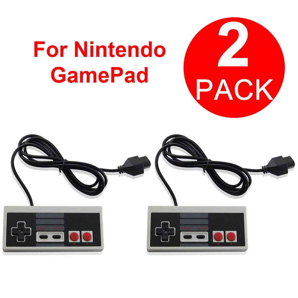 2-pak klassiske NES-controllere med ledning | retro gaming controllere