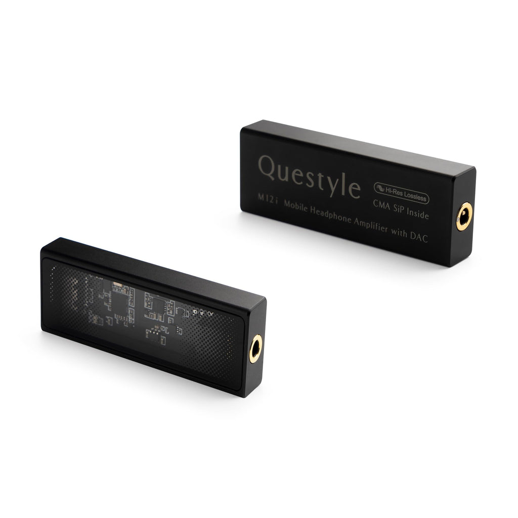 Questyle M12i Elite HiFi DAC-forstærker – MFi bærbar USB DAC 768kHz/DSD512 med 3,5 mm udgang | DAC med høj opløsning til lyd