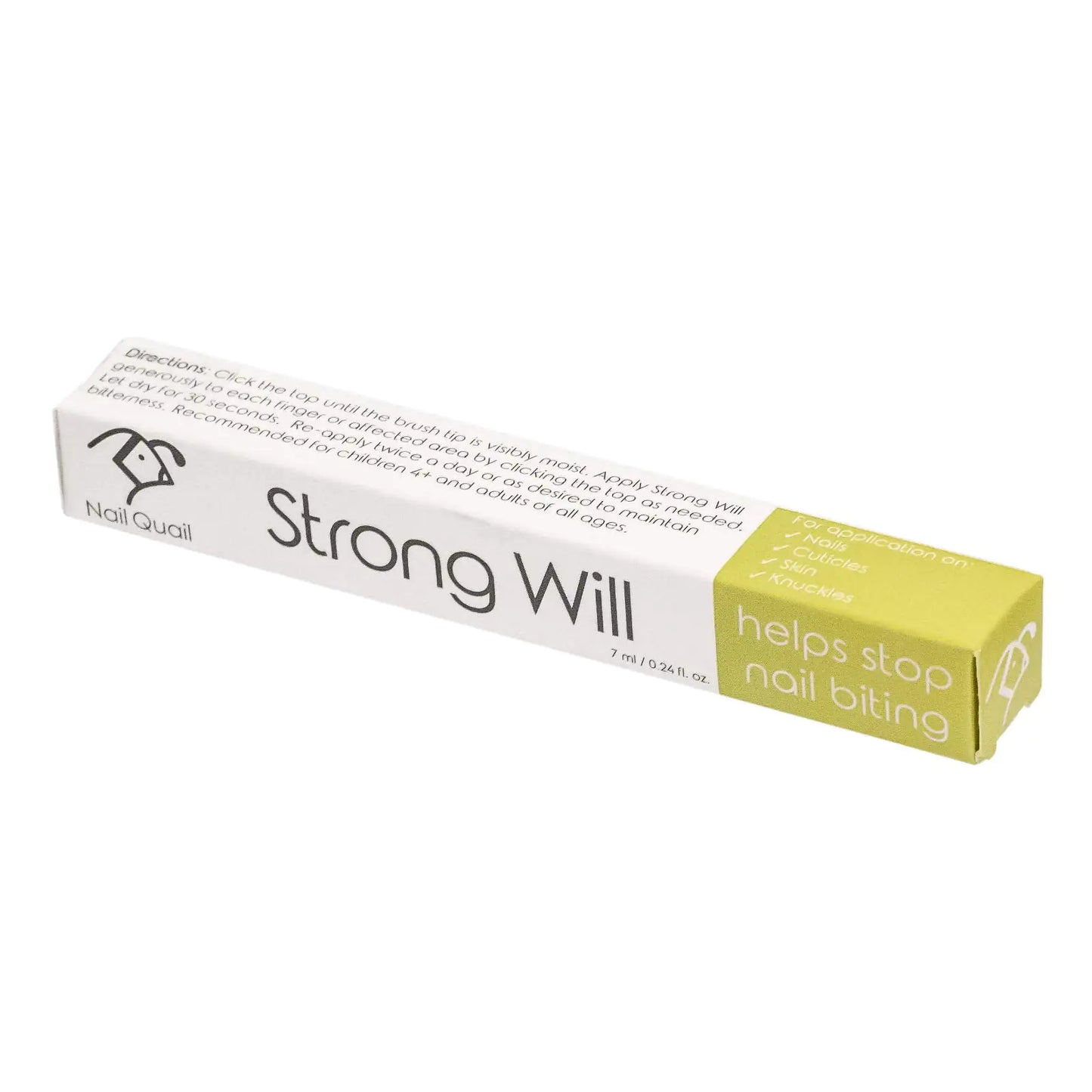 Strong Will 防咬指甲点击笔，7ml，美国制造