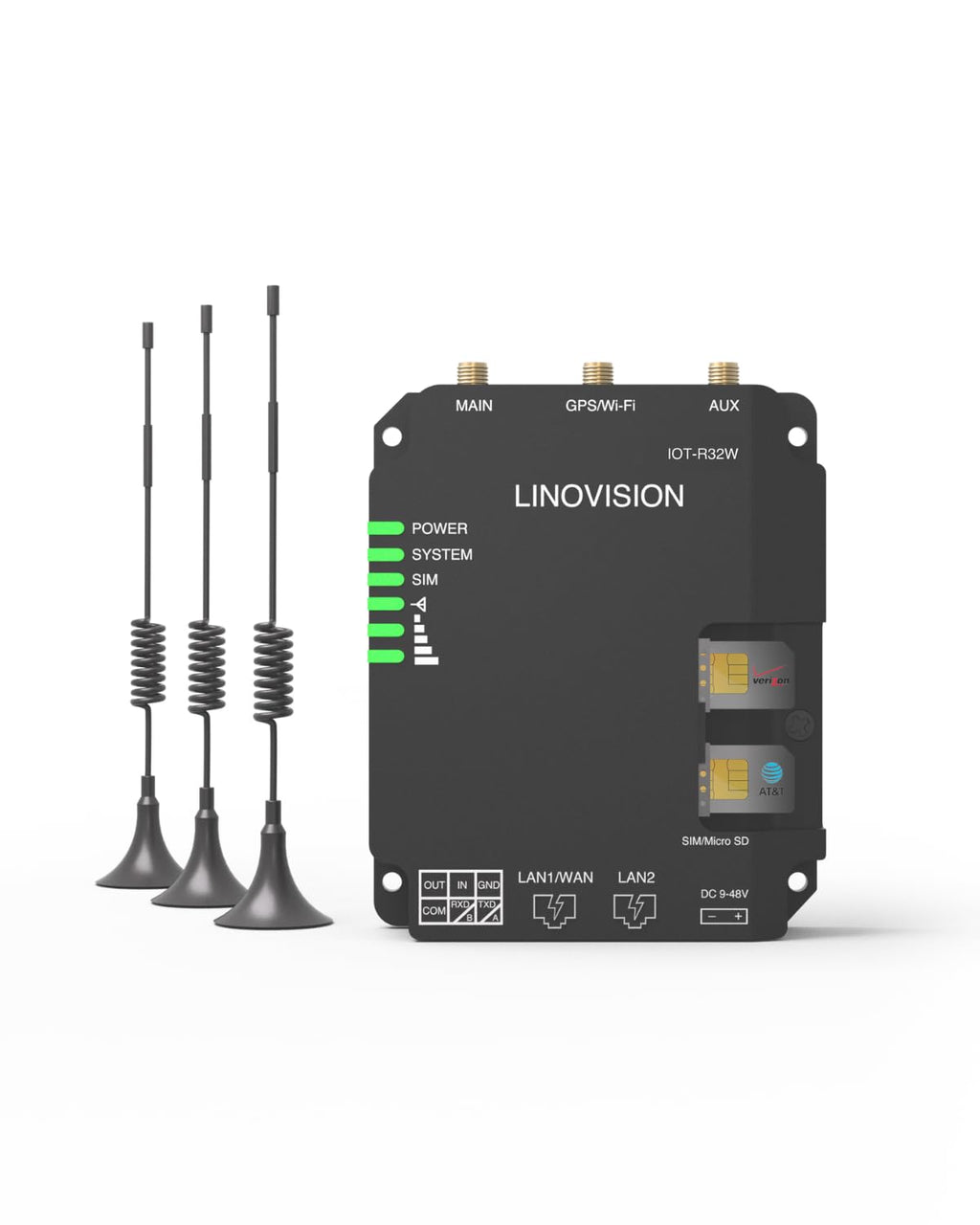 LINOVISION 4G LTE Dual-SIM Industriel Router med Forbedret Wi-Fi | industriel router med forbedret Wi-Fi