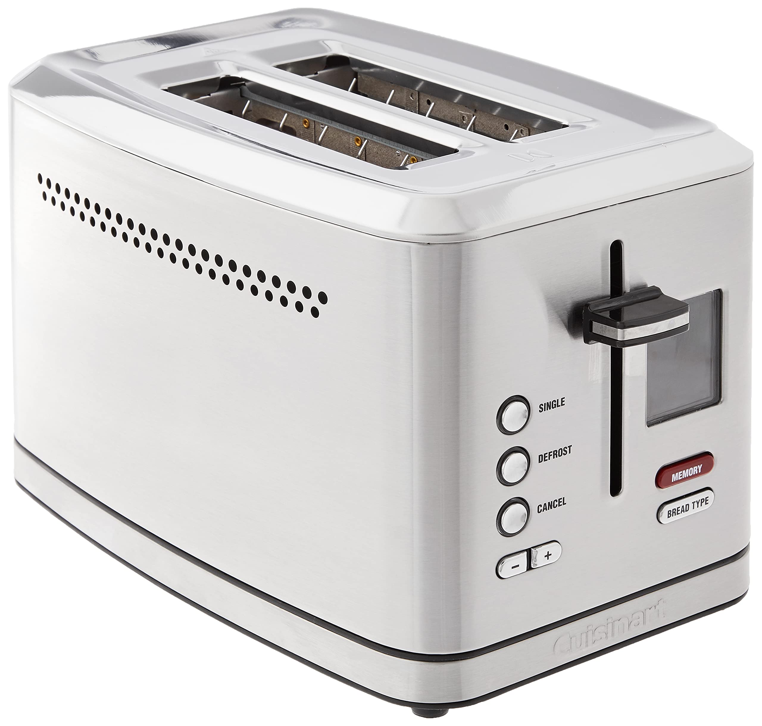 Cuisinart Sleek Silver 2-slice digital brødrister | digital brødrister til salg