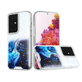 EE. UU. | Funda ultradelgada con purpurina para Samsung S21/S30 Ultra