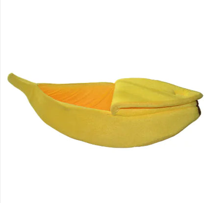 Banana Pet Bed – Cozy Sleeping Bag for Cats & Dogs