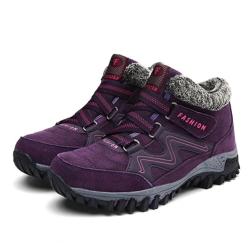 Outdoor Winter Velvet Thick Running Shoes