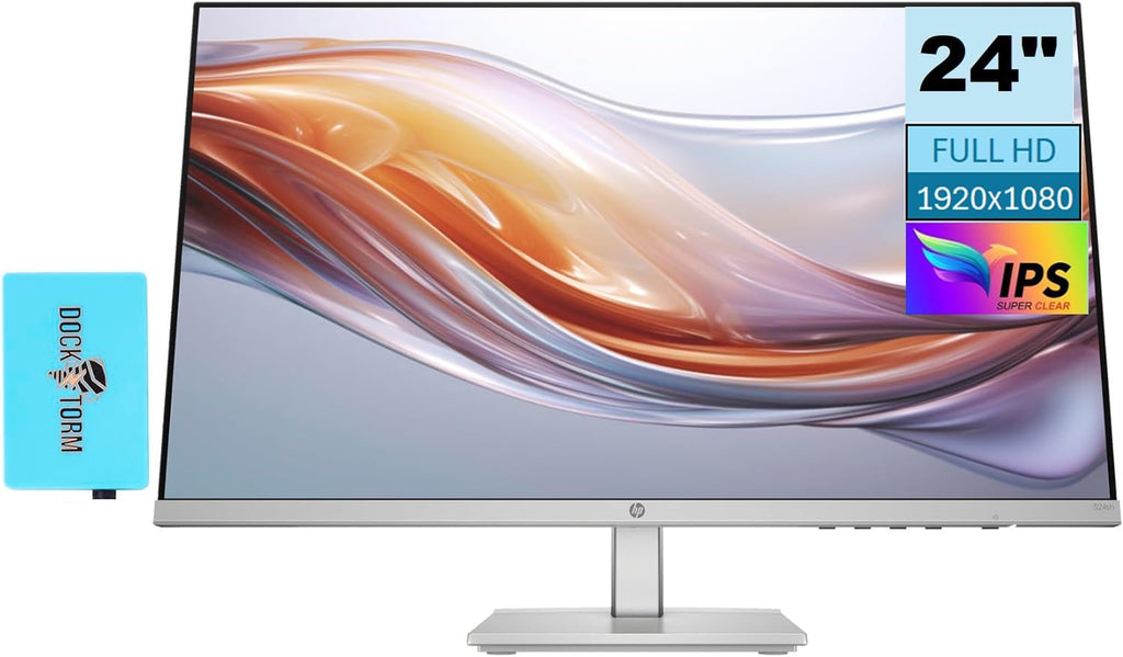 HP Series 5 524sh FHD 24-tommer skærm - 2024-model | 24-tommer FHD-skærm