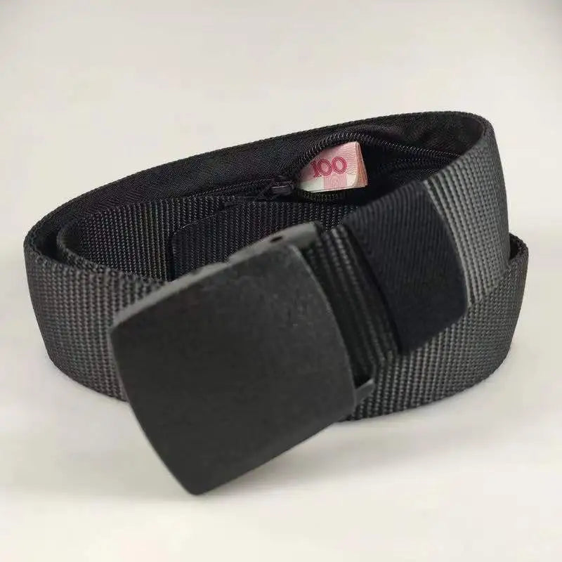 Nylon Zipper Travel Money Belt