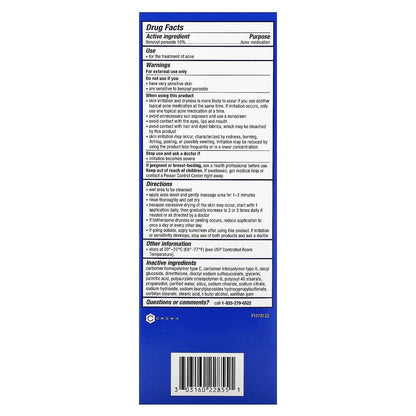 PanOxyl Acne vahutav pesuvahend bensoüülperoksiid 10% maksimaalse tugevusega antimikroobne aine, 5,5 untsi lõhnatu 5,5 untsi (1 tk)