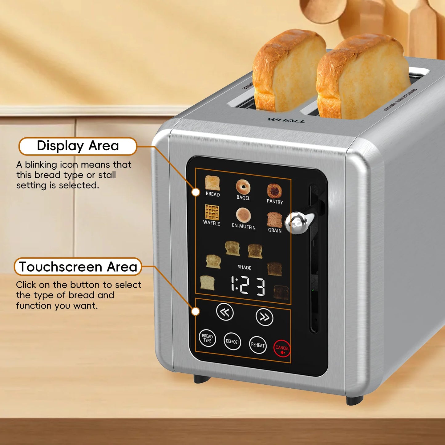 6-in-1 Touch Screen Breakfast Maker