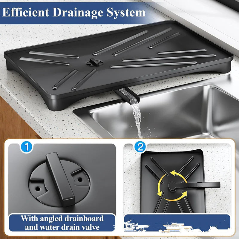 Sink Dish Drain Rack