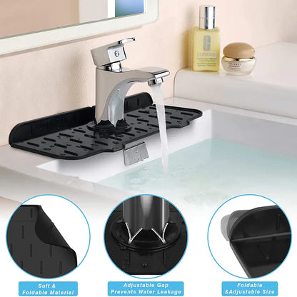 Your Ultimate Countertop Defender! Kitchen Faucet Mat