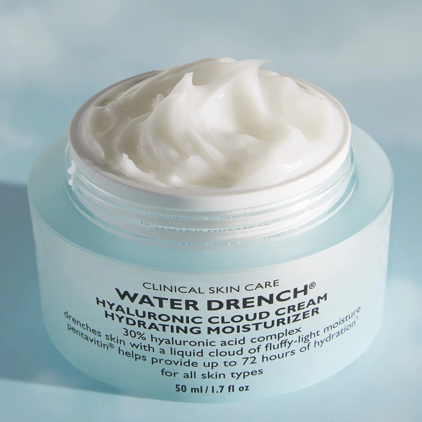 Peter Thomas Roth | Water Drench Hyaluronic Cloud Cream | Niisutav niisutaja näole, kuni 72 tundi niisutust nooruslikuma välimusega naha jaoks, lõhnaaineteta, 1,69 Fl Oz 1,7 Fl Oz (1 tk)