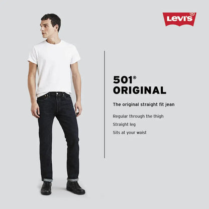 Levi's Men's 501 Original Fit Jeans (Også tilgjengelig i Big &amp; Tall) Standard 38W x 36L Light Stonewash