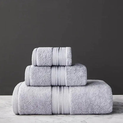 New Egyptian Cotton Bath Towel Set  Made from premium Egyptian cotton, these towels are soft, absorbent, and durable. Egyptian Cotton Towel Set