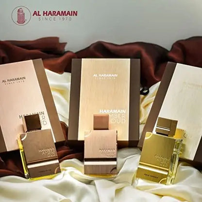 Al Haramain Amber Oud Gold Edition - Perfume árabe para mujer y hombre - Eau de Parfum Spray con notas de bergamota, melón, piña, ámbar, acorde amaderado y almizcle - 56 ml