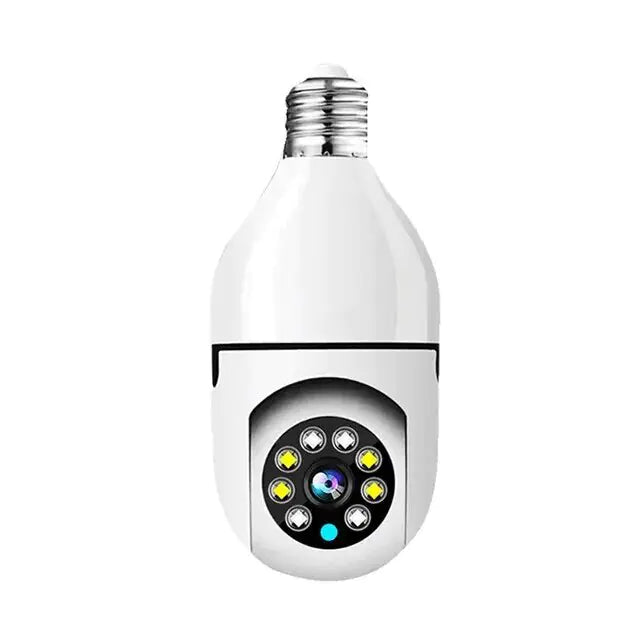 Smart 5G Surveillance Bulb: Full-Color Night Vision