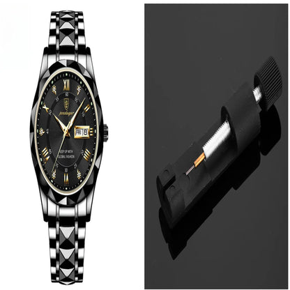 Men's Waterproof Double Calendar Luminous Quartz Watch