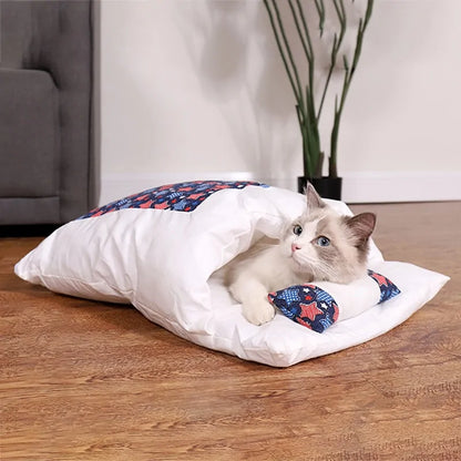 Cama extraíble para mascotas Ya sea que su mascota sea un gato pequeño o un perro grande, esta cama es adecuada para mascotas de todos los tamaños.