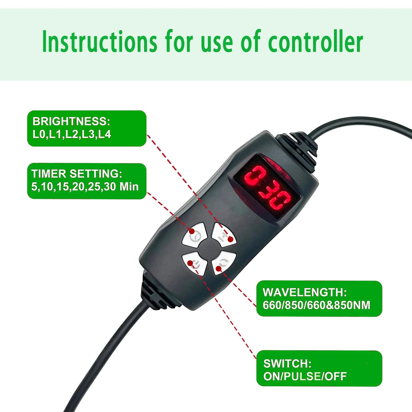 Terapia con cinturón de luz infrarroja Simplemente envuelva el cinturón alrededor del área afectada y deje que la tecnología infrarroja penetre profundamente en sus tejidos, aumentando el flujo sanguíneo y reduciendo las molestias.