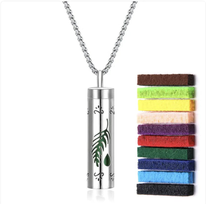 316L Stainless Steel Perfume Oil Diffuser Necklace