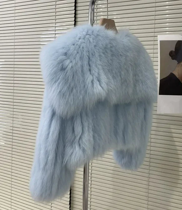 Women's Fur Young Coat Lapel