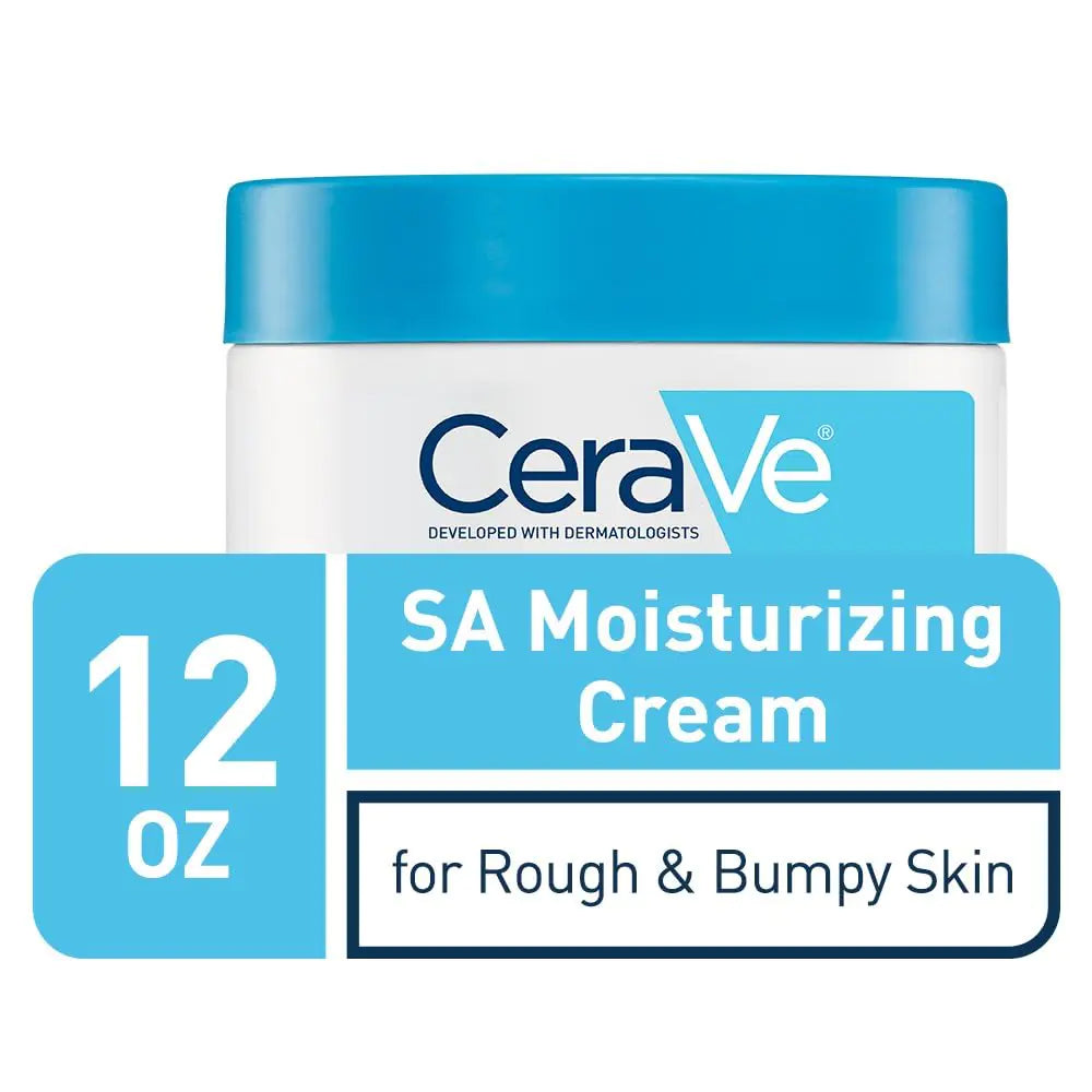 CeraVe Moisturizing Cream with Salicylic Acid | Exfoliating Body Cream with Lactic Acid, Hyaluronic Acid, Niacinamide, and Ceramides | Fragrance Free & Allergy Tested | 12 Ounce 12 Ounce (Pack of 1)