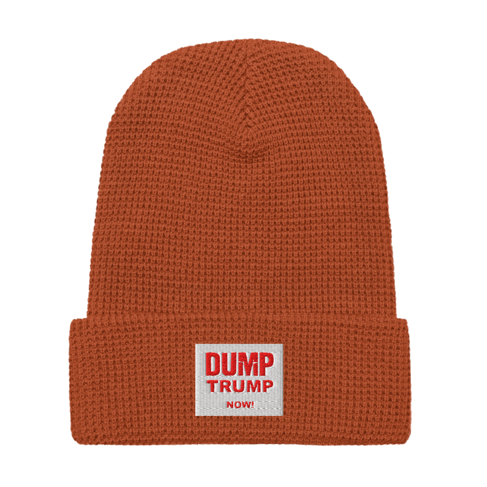 DUMP TRUMP NOW! Waffle Beanie
