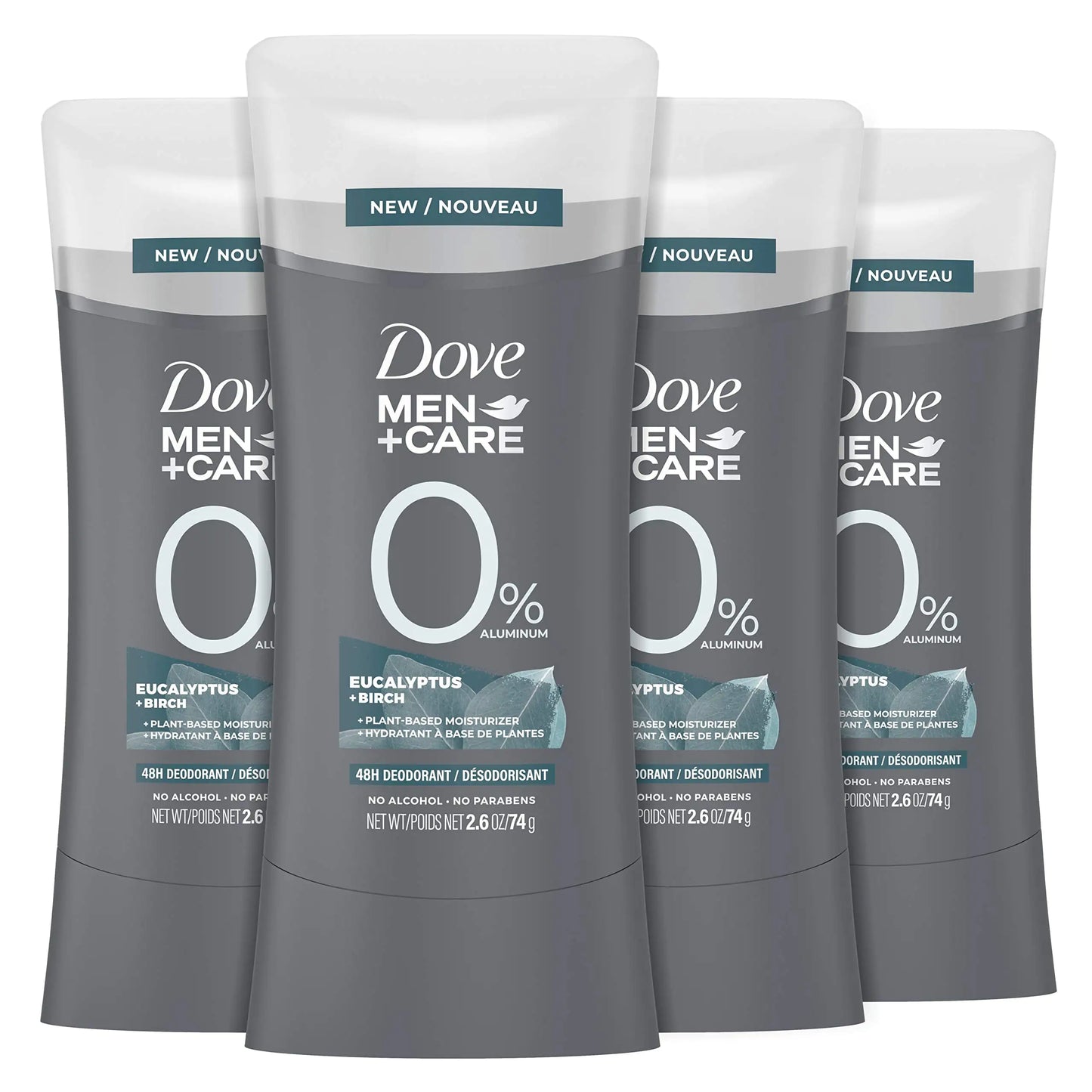 DOVE MEN + CARE Deodorant Stick for Men Alumiiniumivaba deodorant Eukalüpti+kase ihupesu Eukalüpti + seedriõli naha taastamiseks dušipulgas + kehapesuvahend eukalüpti+seedriõli