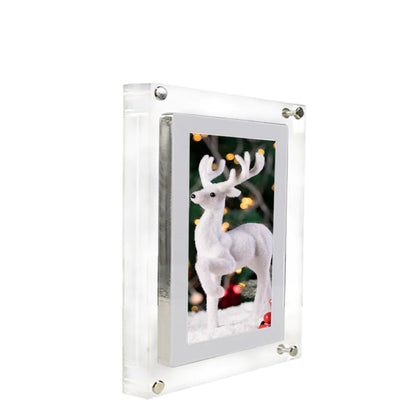 Acrylic Transparent Crystal Digital Photo Frame Video Player