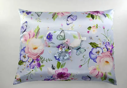 Elegant Silk-Effect Pillowcase