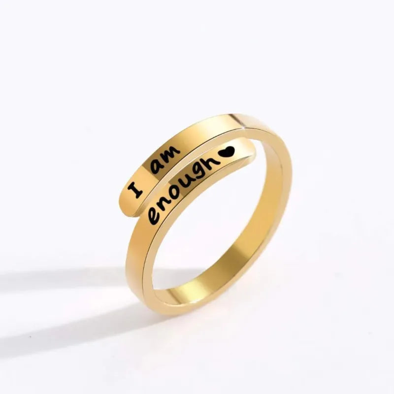 Engraved Adjustable Ring