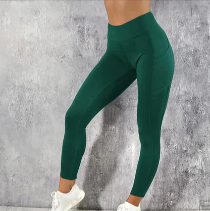 Sports Yoga Leggings med høy midje