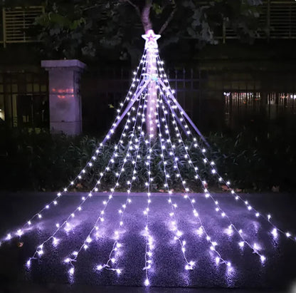 LED Star Waterfall Light - Five-Pointed Light