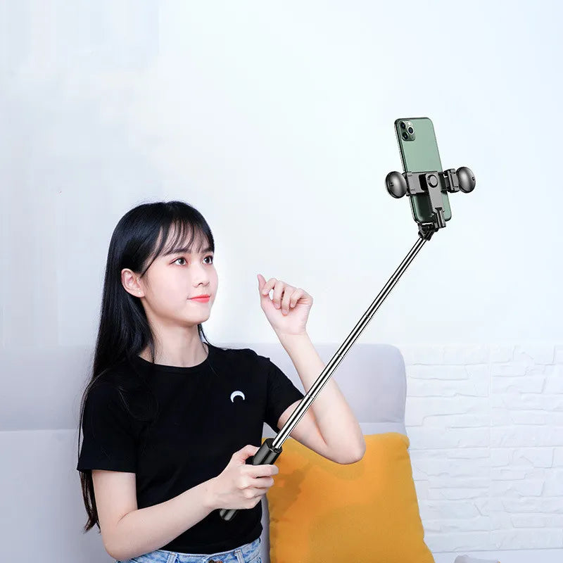 Mobile Phone Selfie Stick With Light