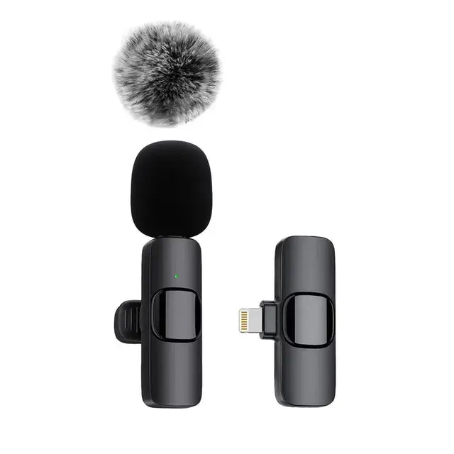 Wireless Lavalier Microphone Portable Solution For Mobile Recording