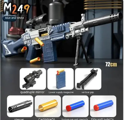 M249 Manual Soft Bullet Gun Toy