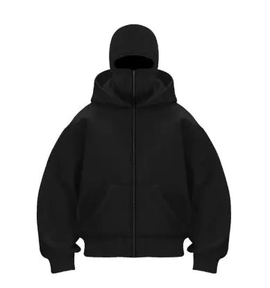 Double Hood Design Hooded Sweater