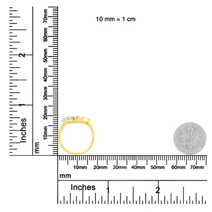 14KT Yellow Gold 1/10 ctw. Diamond Heart Shape Ring (K-L, I1-I2)