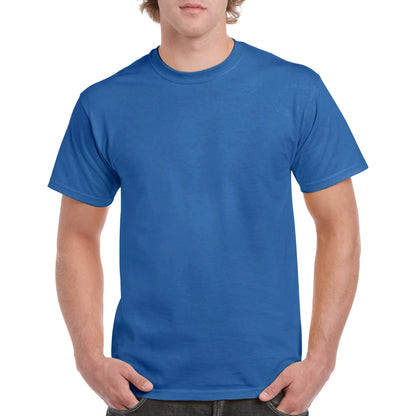 Camiseta unisex de algodón grueso Gildan para adultos, estilo G5000, paquete de 2, talla real (2 unidades), talla XX-Large