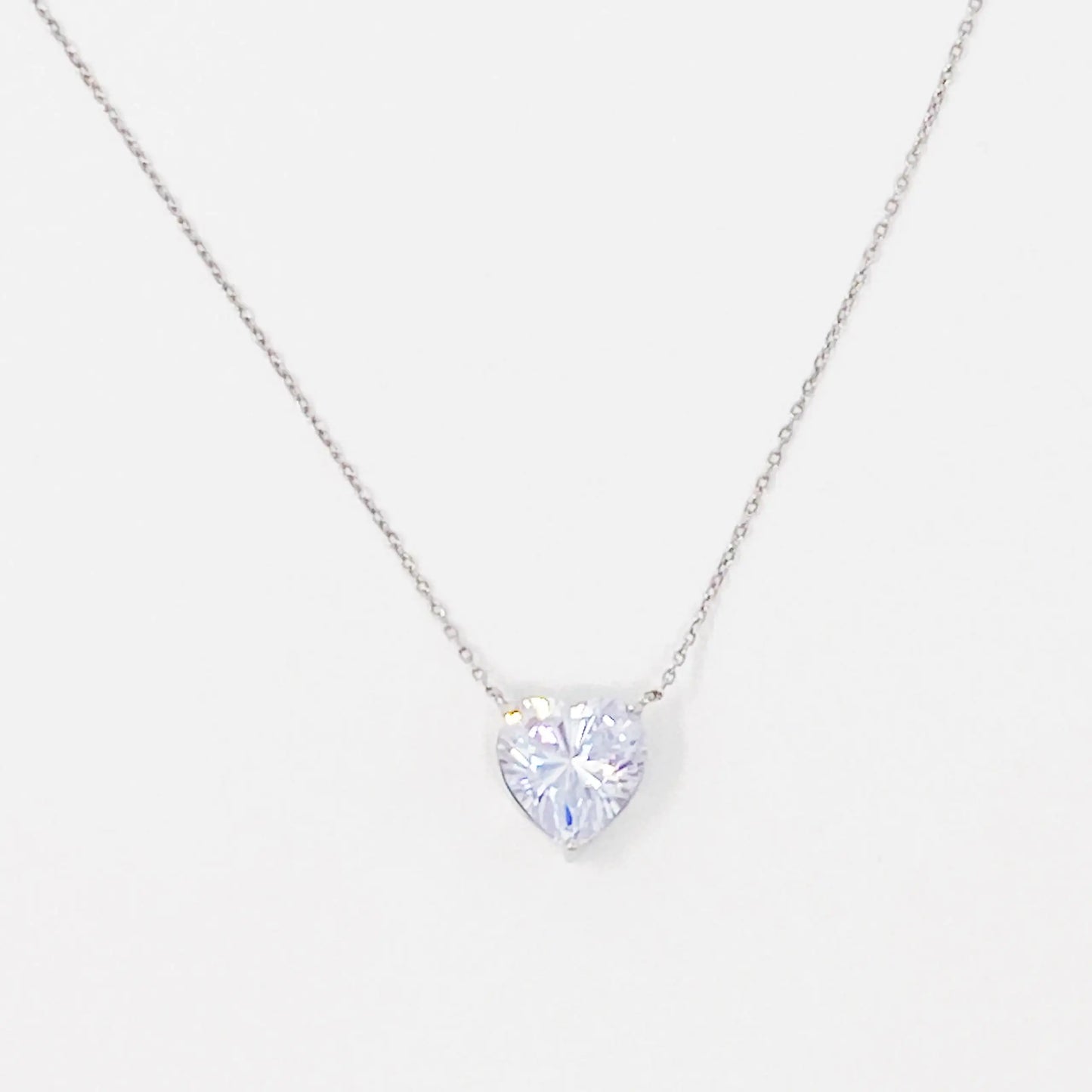 Absolute Beauty Sterling Silver Heart Necklace