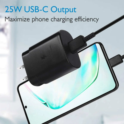 Cargador superrápido de 25 W, tipo USB-C, cable de 3 metros para Samsung Galaxy S23, S22, S21 y S20