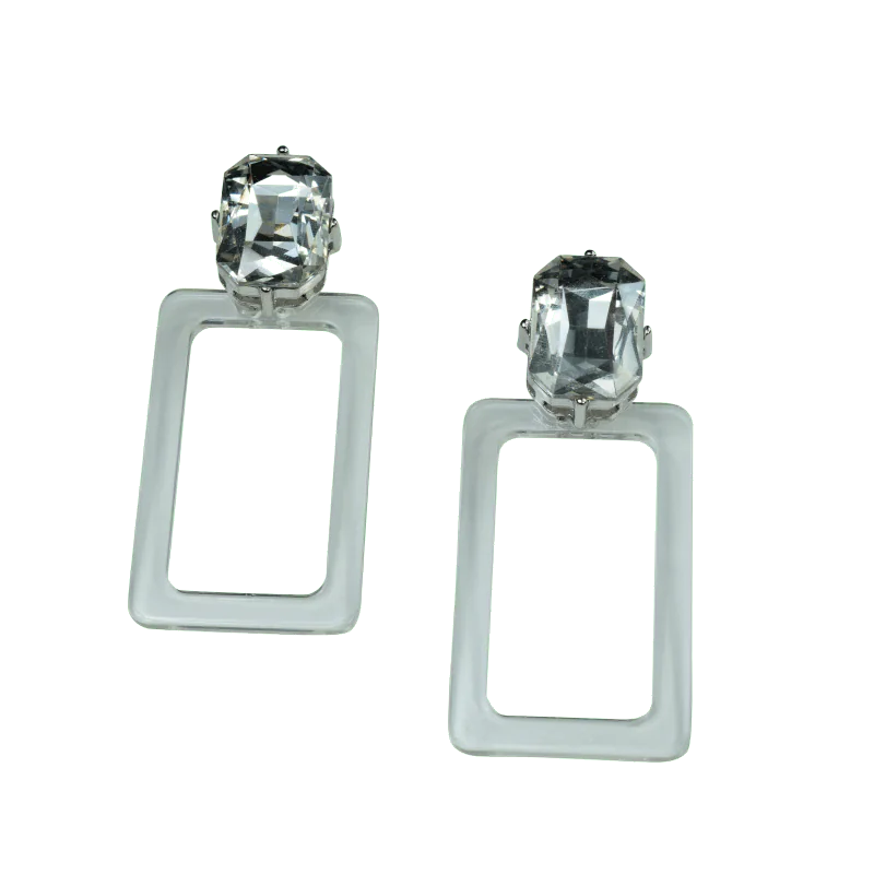 Zully Earrings- Clear