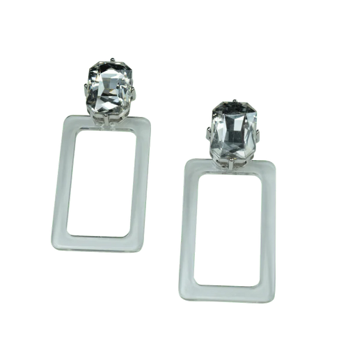 Zully Earrings- Clear