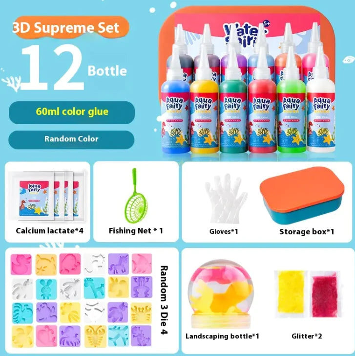 Kids' Creative DIY Puzzle Bottle