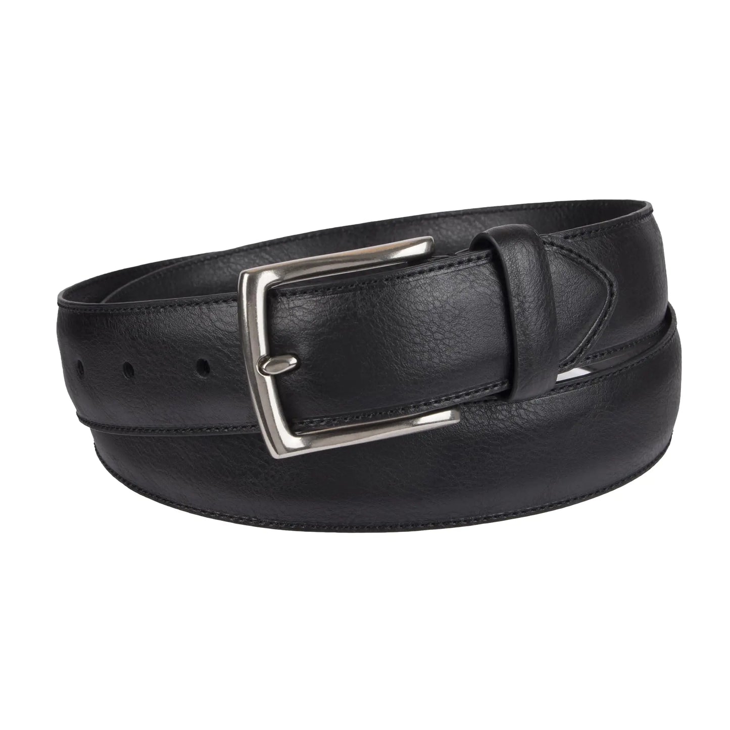 Dockers Men's Everyday Casual Belt with Classic Harness Buckle (Regular and Big & Tall Sizing) Small (30-32) Black Classic