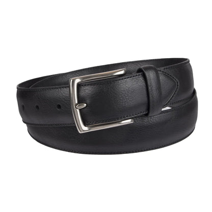 Cinturón informal de uso diario Dockers para hombre con hebilla de arnés clásica (tallas regular y grande) talla pequeña (30-32) negro clásico